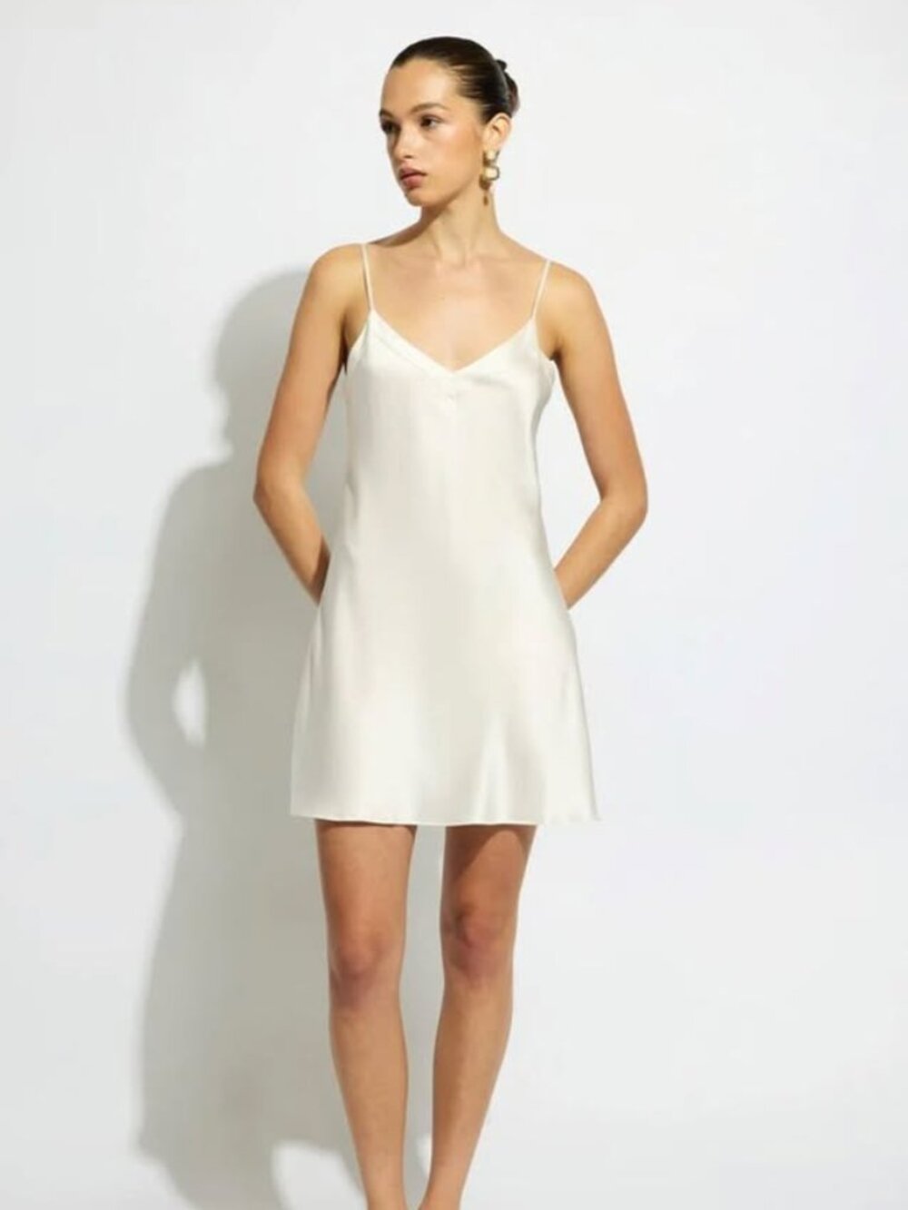 Ginia 100% Silk Slip/Chemise